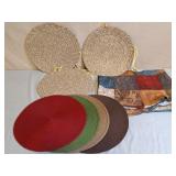 Round Tablecloth, Placemats, Chair Pads