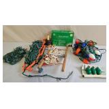 Christmas Lights & Window Candle