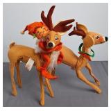 2 Annalee Mobilitee Reindeer w/Elf