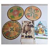 3 Trivets & Kitchen Towels