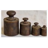 Brass Scale Weights & Screw On Ball