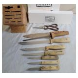 Chicago Cutlery Knife Block & Knives