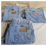 Men's Wrangler Jeans, 3 Pair