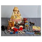 Cloth Doll & Misc. What Nots