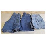 Men's Denim Shorts, 3 Pairs