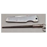 Case XX SS Pocket Knife & Pocket Sharpening Steel