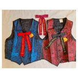 2 Rush County Sesquicentennial Vest & Pins