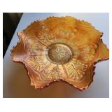 Fenton Marigold Carnival Glass Bowl