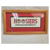 IU Hoosiers, needlework, framed