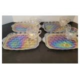 Snack Sets (2), vintage, plate & cup