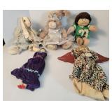 Soft doll, angel,  rabbits, Cabbage Patch