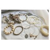 Bracelets, bangle, stretch, leather