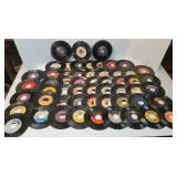 Vinyl Records, 45 RPM, large variety