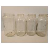 Half Gallon Canning Jars (4)