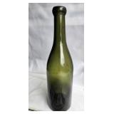 Bottle, Dark Olive Green, blob top