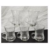 Tea Cups (5) miniature, Arabic or English