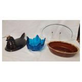 Hull bowl,  Marinex lid, Hen on nest lid