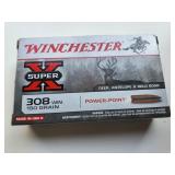 Winchester 308 rifle cartridges (20)