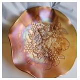Northwood Marigold Carnival Glass Bowl