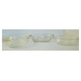 Glass Baking & Casserole Dishes (3)