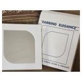 Wall mirror & earring organizer