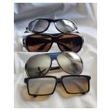 Sun glasses, (4), Nine West case