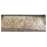 Middle Eastern Tapestry,  market scenes