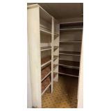 3 Shelving Units in Kitchen Pantry Closet