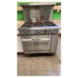 Commercial Imperial Gas Range and Oven