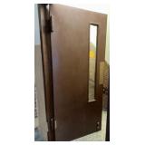 Metal Door with Safety Glass/Trim