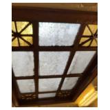 Prairie School Style Skylight/ Frosted Glass?