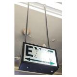 Western Florescent Light Co. Exit Sign