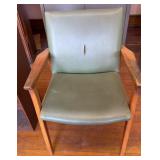 VTG Art Deco Vinyl Chair