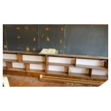 VTG Slate Chalkboard, Trim, Tray and Shelving