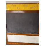 VTG Slate Chalkboard with Trim, Baseboard