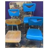 Vintage School Chairs