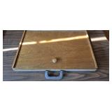 Vintage Wooden Desktop Storage Unit