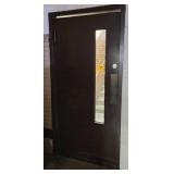 Pair of Swinging Doors & Metal Door Jam