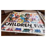 Children First / Welcome Vinyl Banners NEW