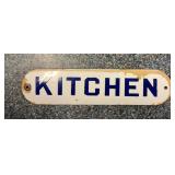 VTG School Porcelain Sign