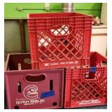 Plastic Milk Crates