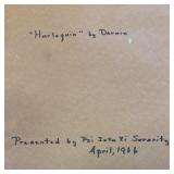 Framed 'Harlequin' by Derain