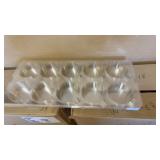 6 Boxes of Plastic Trays