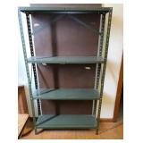 Green Metal Shelving Unit