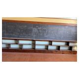 VTG Slate Chalkboard,Tray,Trim