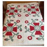 Antique Hand Made Appliquï¿½ Quilt