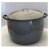 Antique Grey Emamel Canner & Clothes Pins