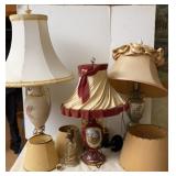 Porcelain Lamps & Shades