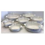 Corningware Cornflower Covered Bakeware