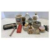Vtg Shaving Accessories & Perfume Bottles
